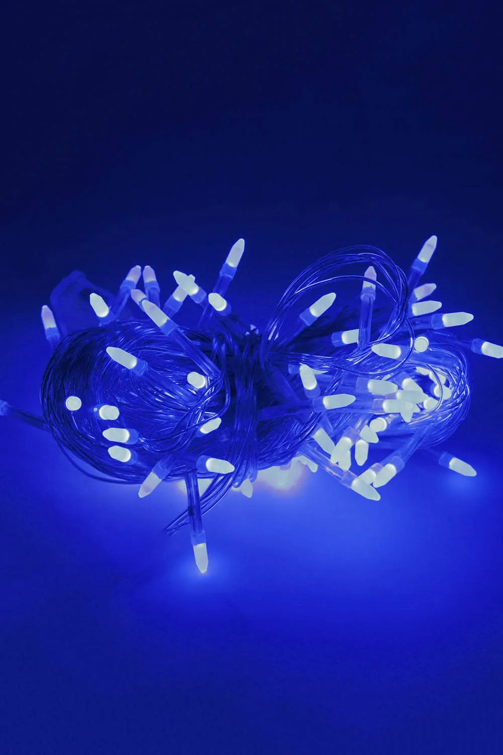 100 LED String Light with connector - Blue