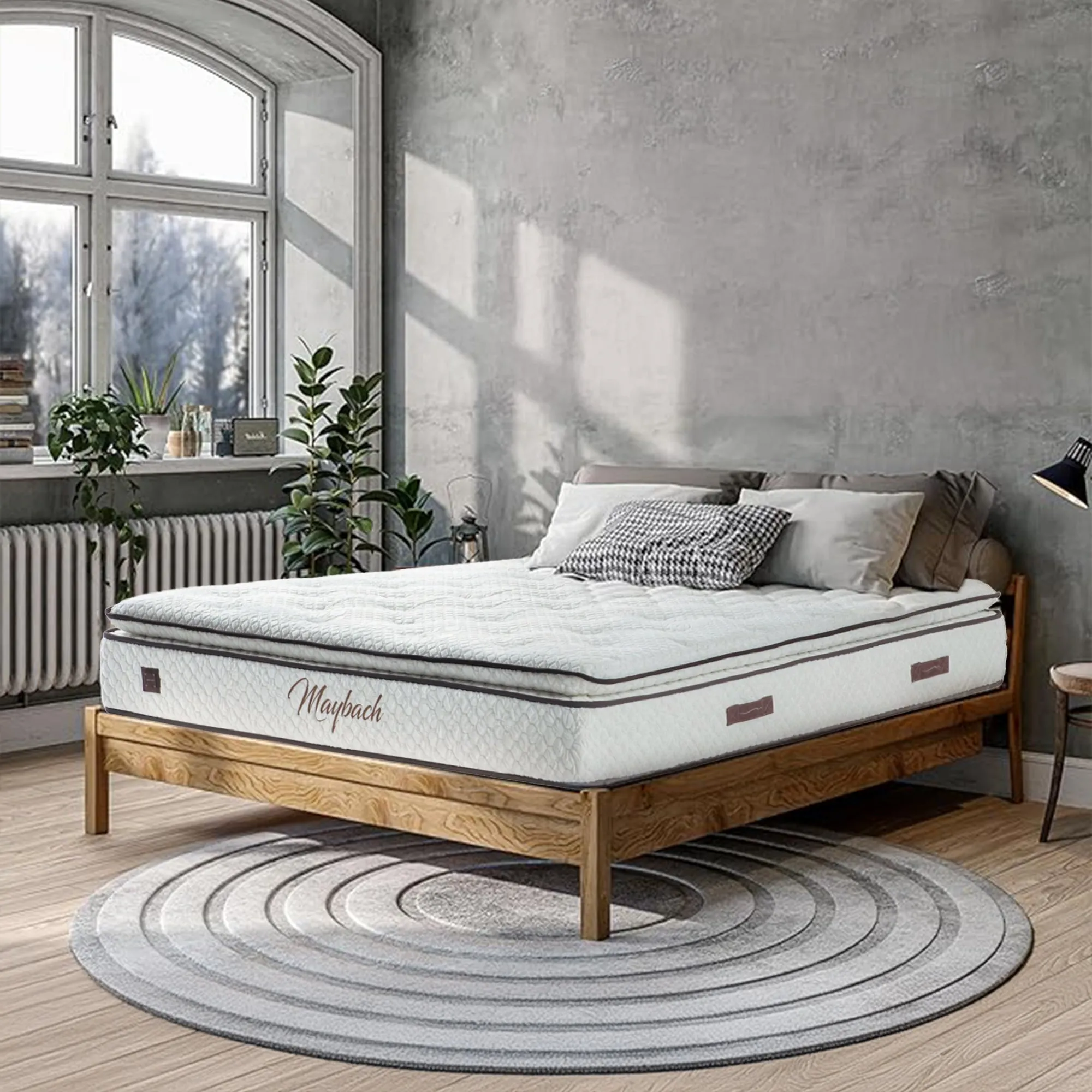 180X200 Cm Indivani Maybach King Mattress IDVNI-MB180x200