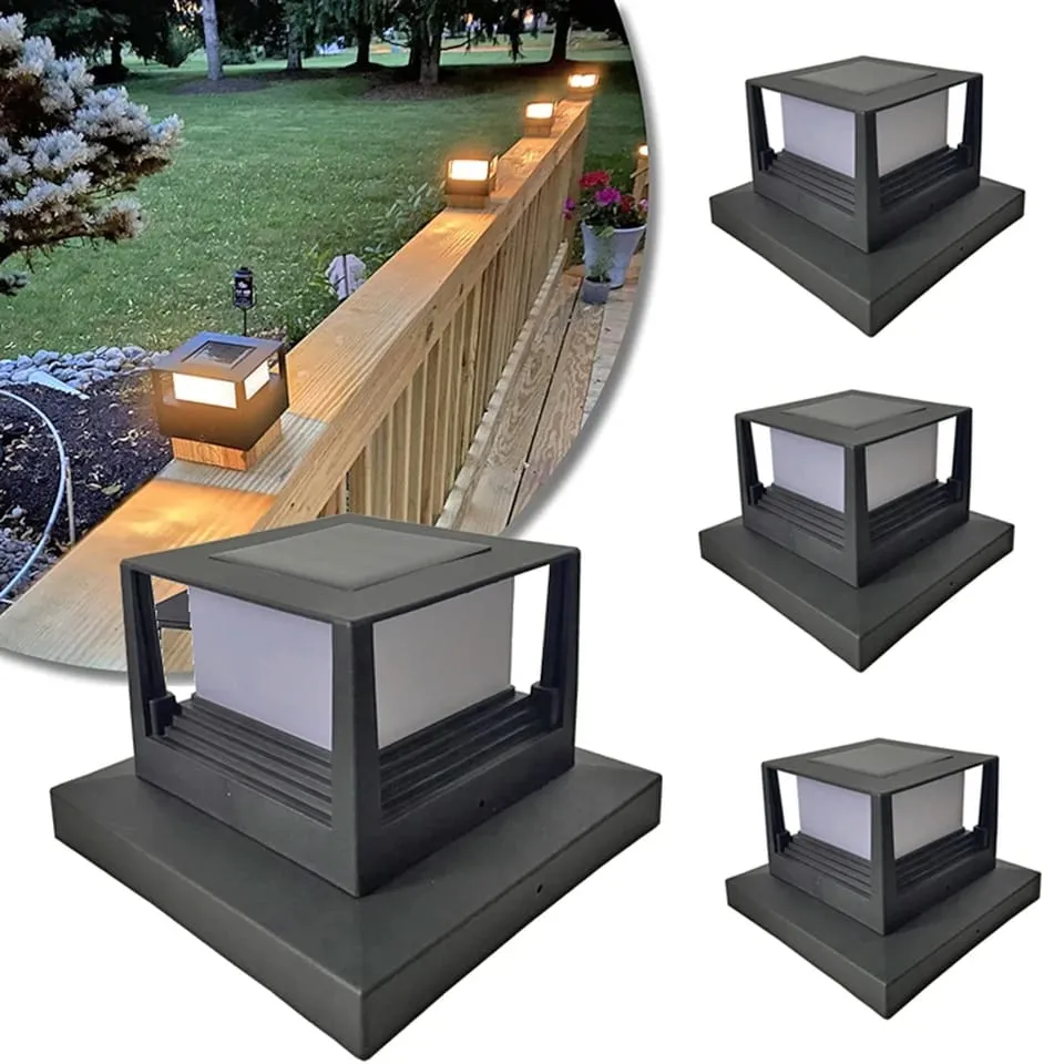 1pc Solar Light Fence Light IP65 Outdoor Solar Lamp For Garden Decoration S4820216