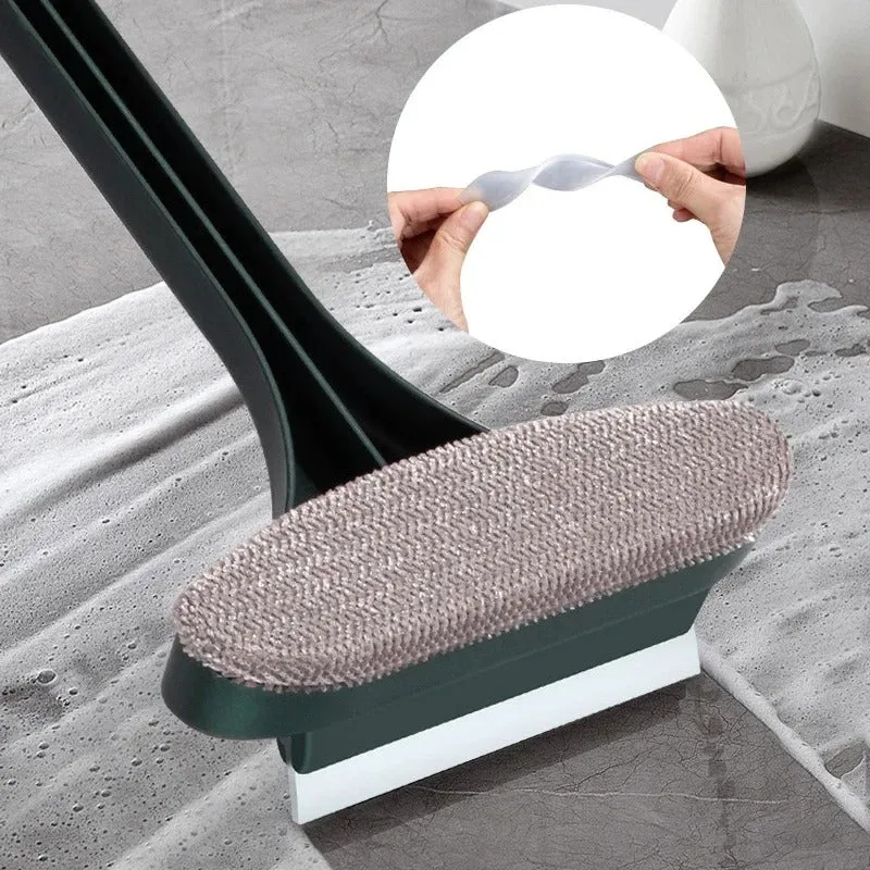 2 in 1 Mesh Cleaner Brush - Dry and Wet Dual-use Household Cleaning Dust Brush Window Cleaning Tool