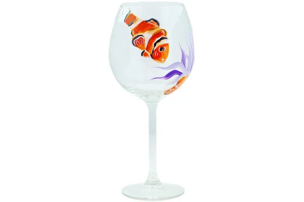 20 oz Wine Glass - Fish Glass