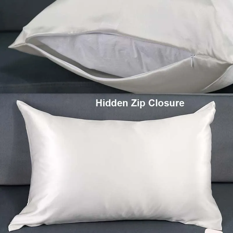 25 Momme Silk Pillowcase - Hidden zip - King size - custom and wholesale