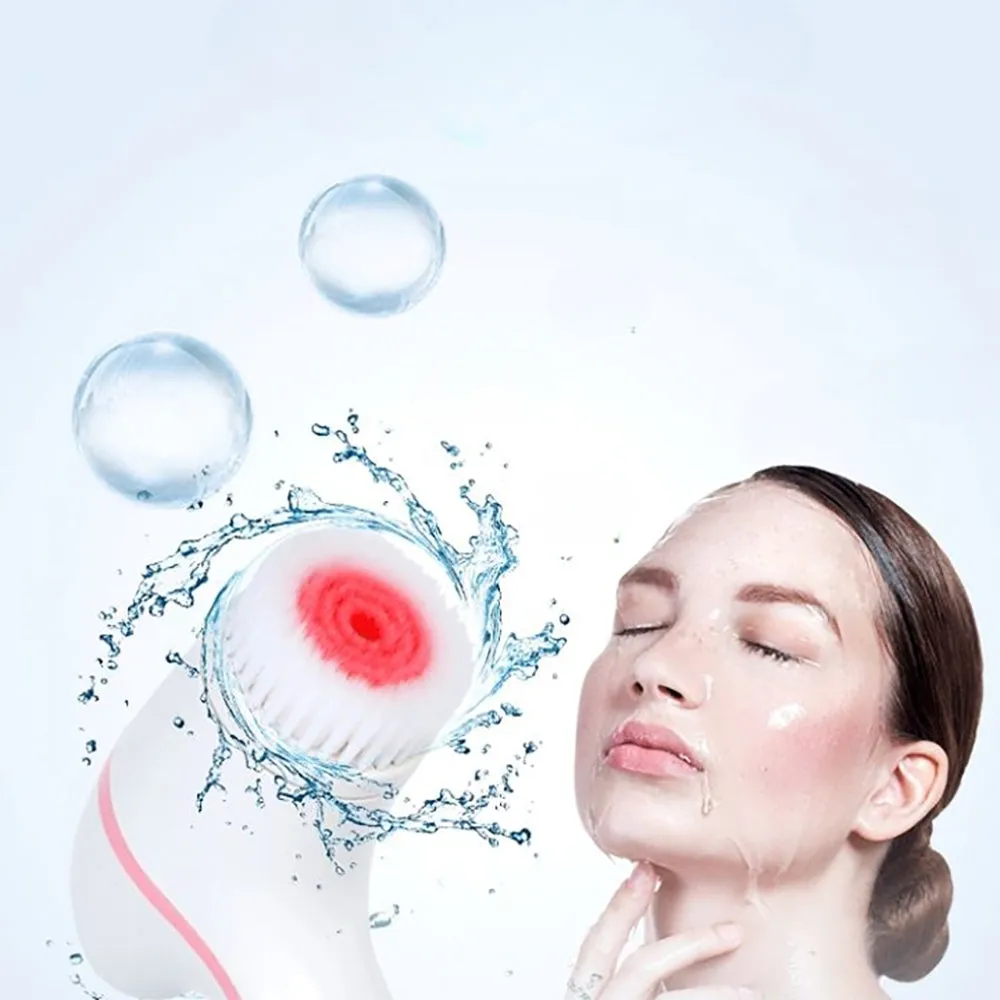 3 in 1 Waterproof Exfoliating Facial Cleansing Brush - Battery Powered