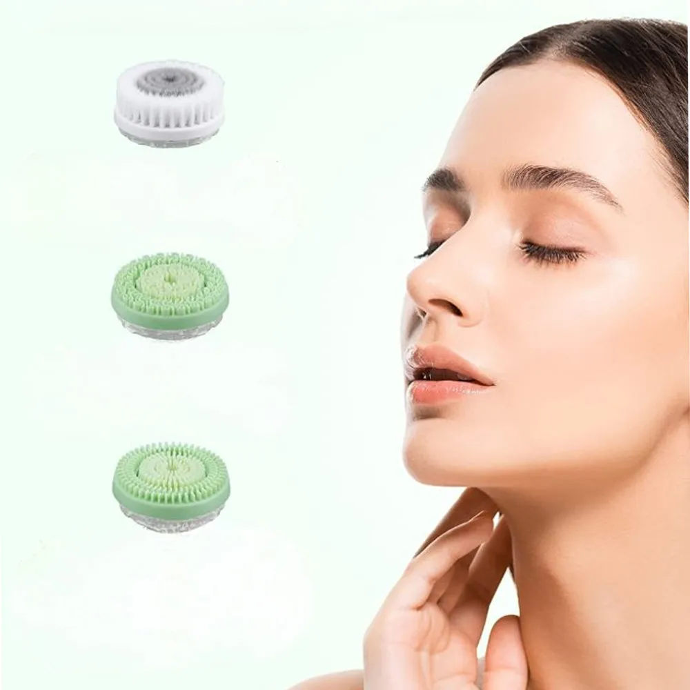 3 in 1 Waterproof Exfoliating Facial Cleansing Brush - Battery Powered