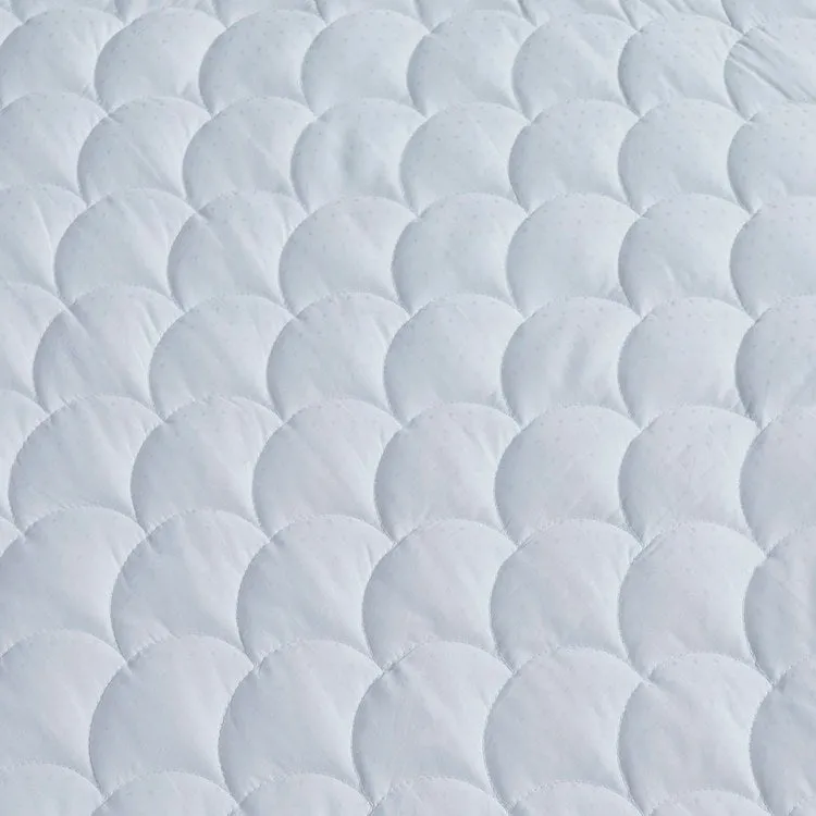 350 Thread Count Polyester-Filled Damask Dot Twin Mattress Pad