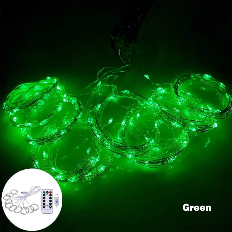 3M LED Curtain String Lights