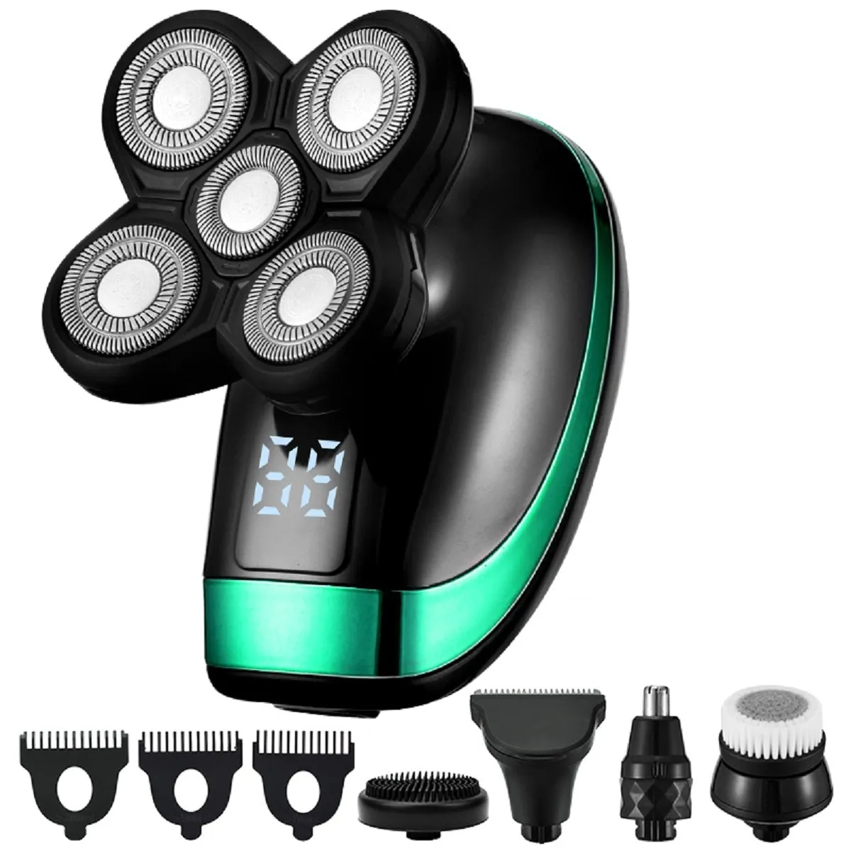 4D Men's Rechargeable Bald Head Electric Shaver