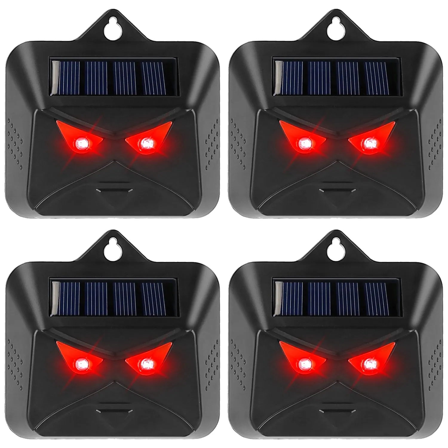 4Pcs Solar Predator Control Light Coyote Deterrent Deer Bird Repeller Lamp Animal Repellent for Garden Farm