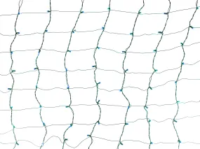 4'x6' 5mm Blue LED Net Lights on Green Wire