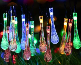 6 Meter Solar Powered Colorful LED String Lights for Outdoor