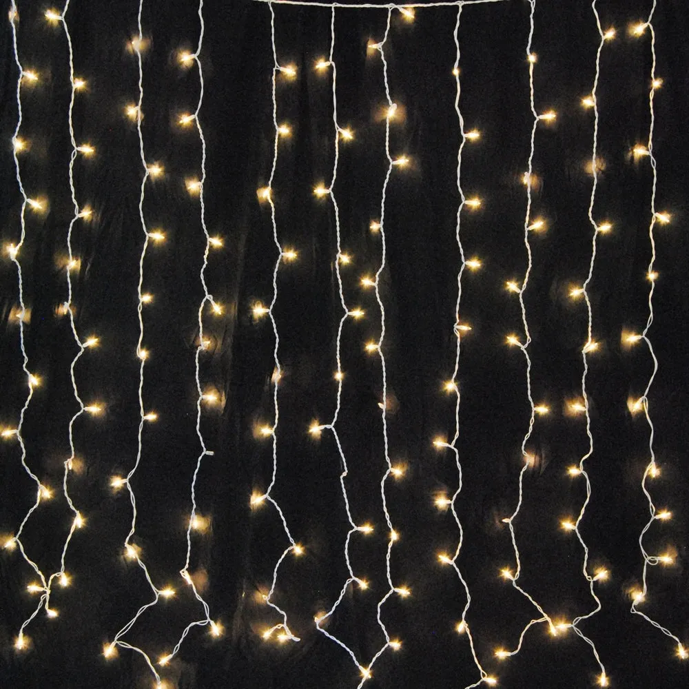 600 LED Curtain Light - Warm White