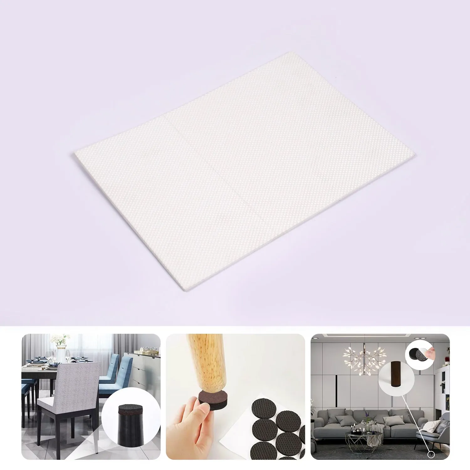 9077 Non Slip Furniture Pads Best Self Adhesive Rubber Feet Furniture Feet Pad Ideal Non Skid Furniture Pad Floor Protectors