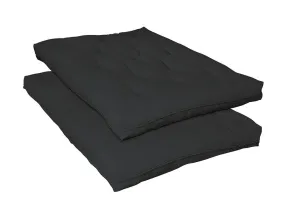 9" Deluxe Innerspring Futon Pad Black