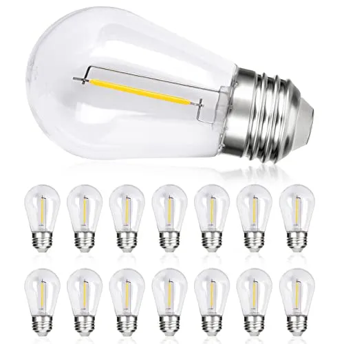 addlon LED Replacement Bulbs 2W S14, Waterproof E26 Screw Base