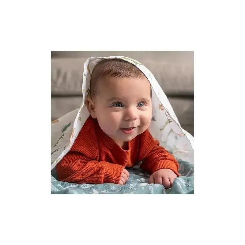 Aden   Anais - 4Pk Essential Dino Jungle Swaddle Blankets