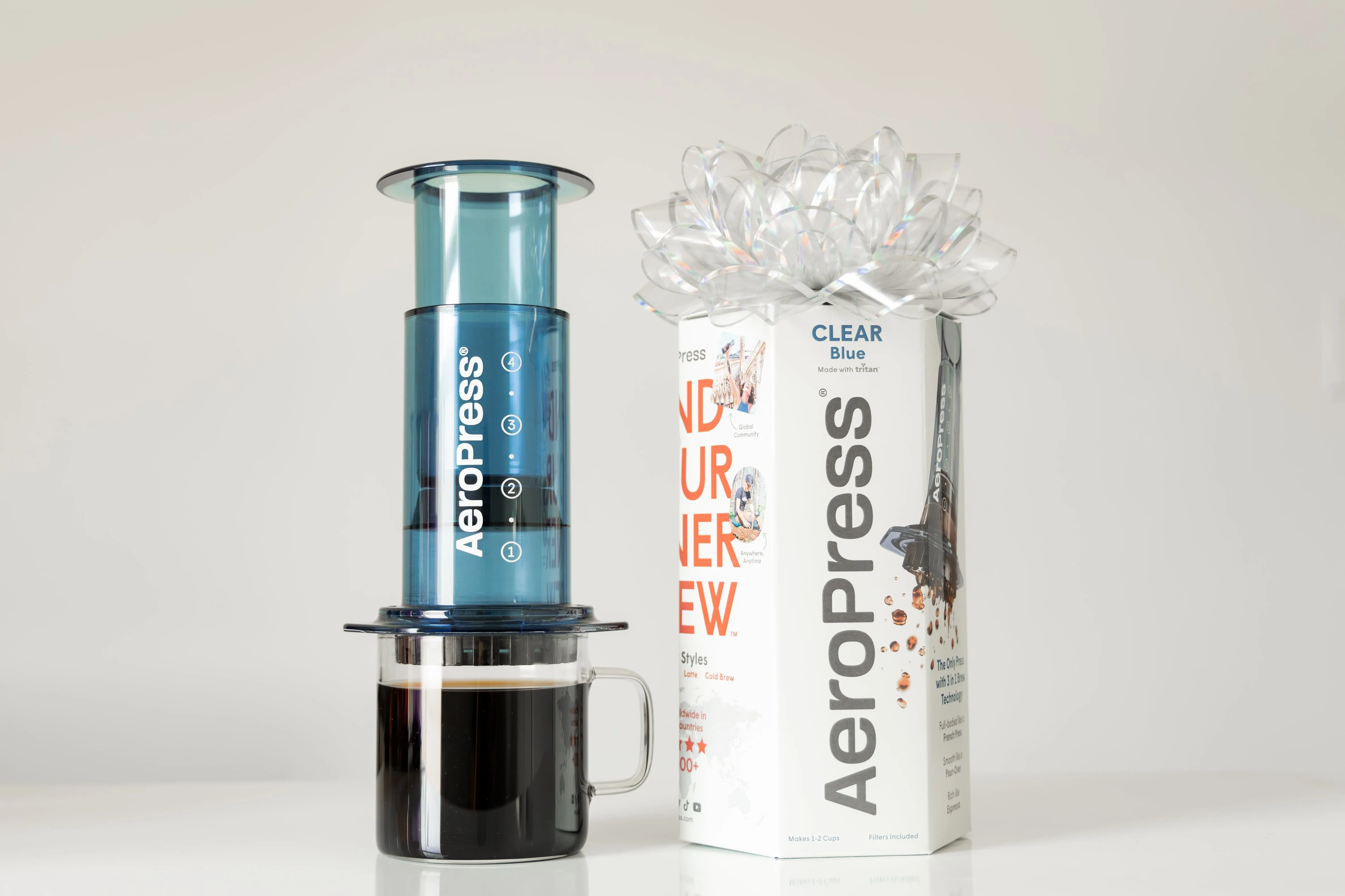 Aeropress Blue Travel brewer / Coffee Maker