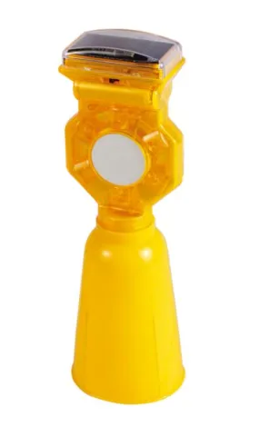 Aiko Solar Traffic Barricade Flash Warning Light (Hex Type) | Model : RL-7358