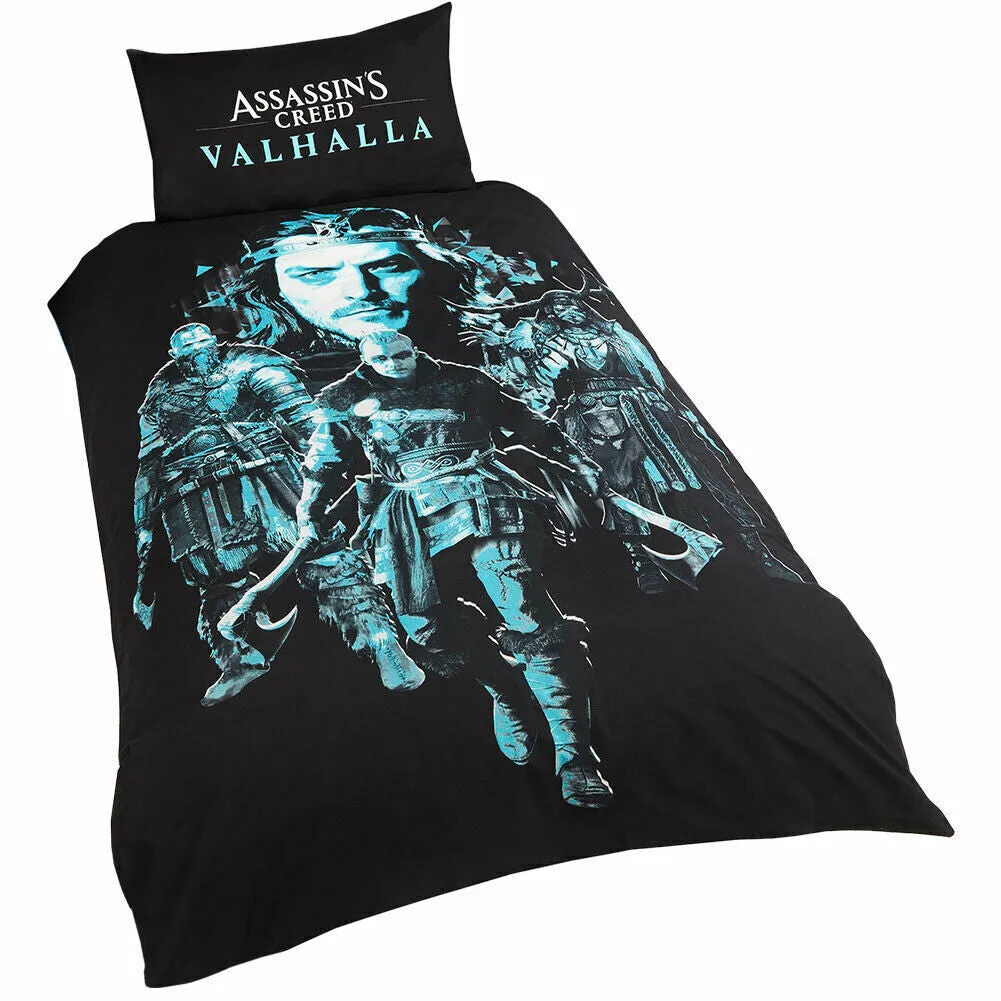 Assassins Creed Valhalla Reversible Duvet Cover Set