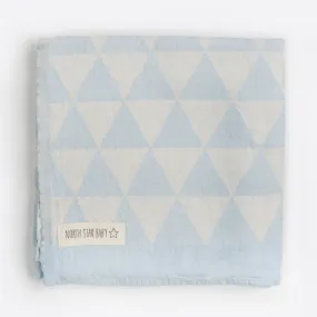 Baby Blanket Cot Hills Blue