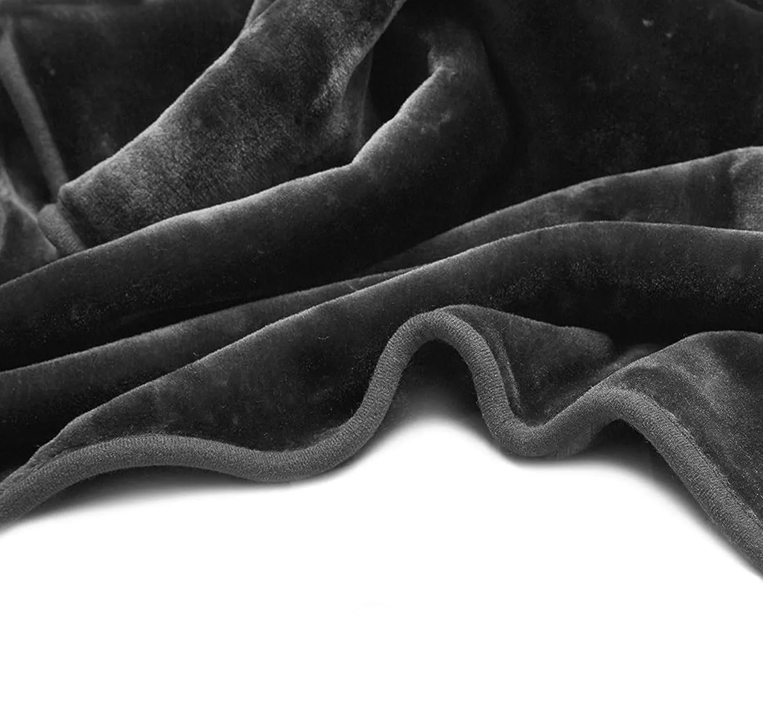 BENAVJI Mink Floral Embossed Super Soft Heavy Bed Velvet for Winter Blanket Quilt Rajai (Grey, Double)