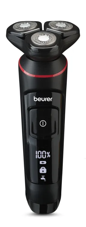 Beurer Rotary Shaver Pink 360° Flexible Shaver Head Quick-Charge Function (10-Minute Operati