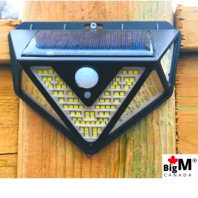 BigM 166 LED Bright Solar Light with Motion Sensor for Outdoor Gardens