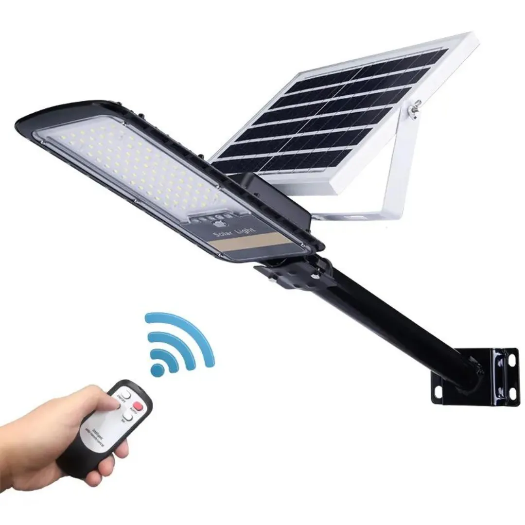 BigM 80W Solar Street Lights with Aluminum Body Adjustable Solar Panel