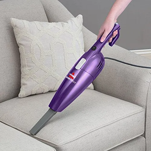 Bissell Featherweight Stick Lightweight Bagless Vacuum with Crevice Tool, 20334, Purple