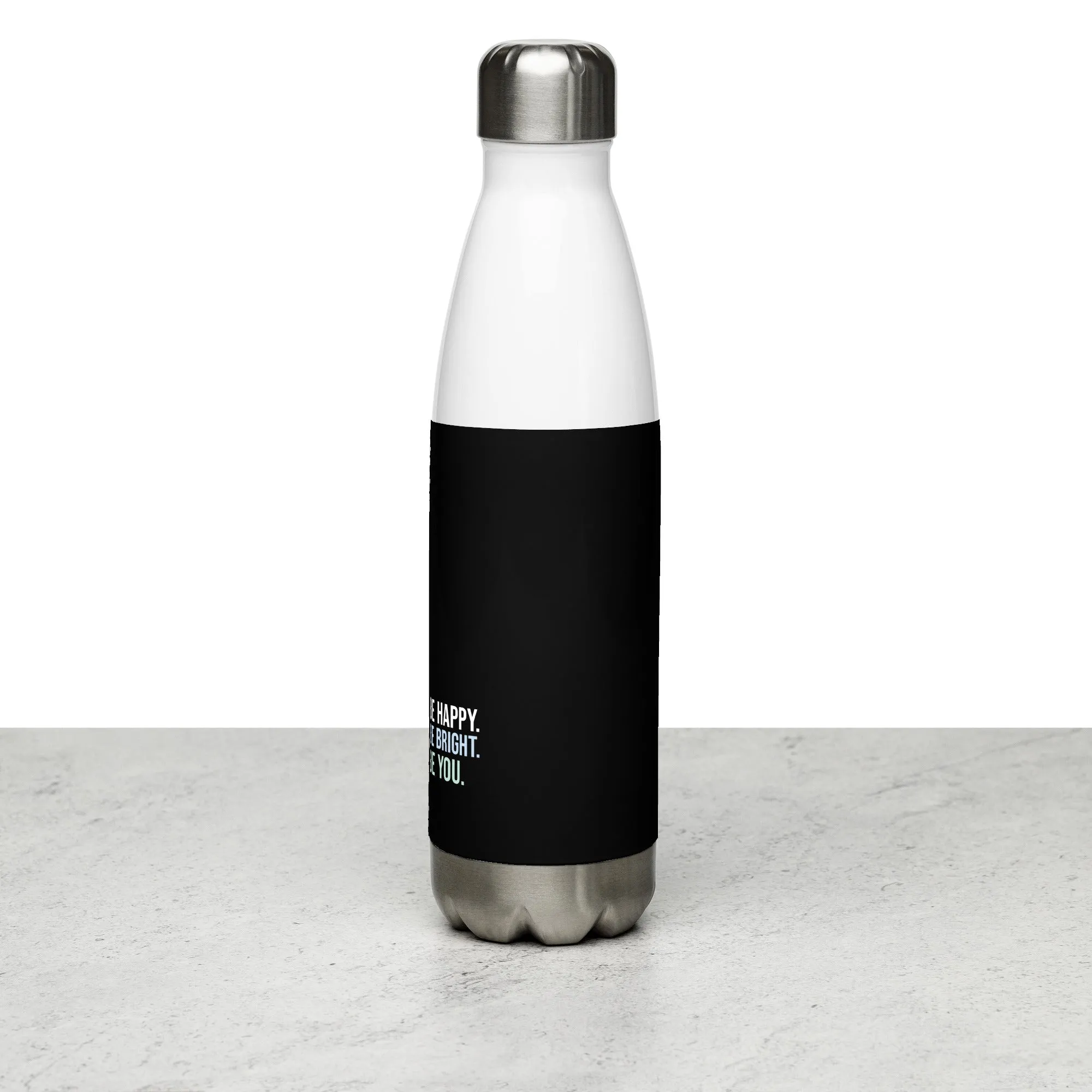 Black Stainless Steel Water Bottle