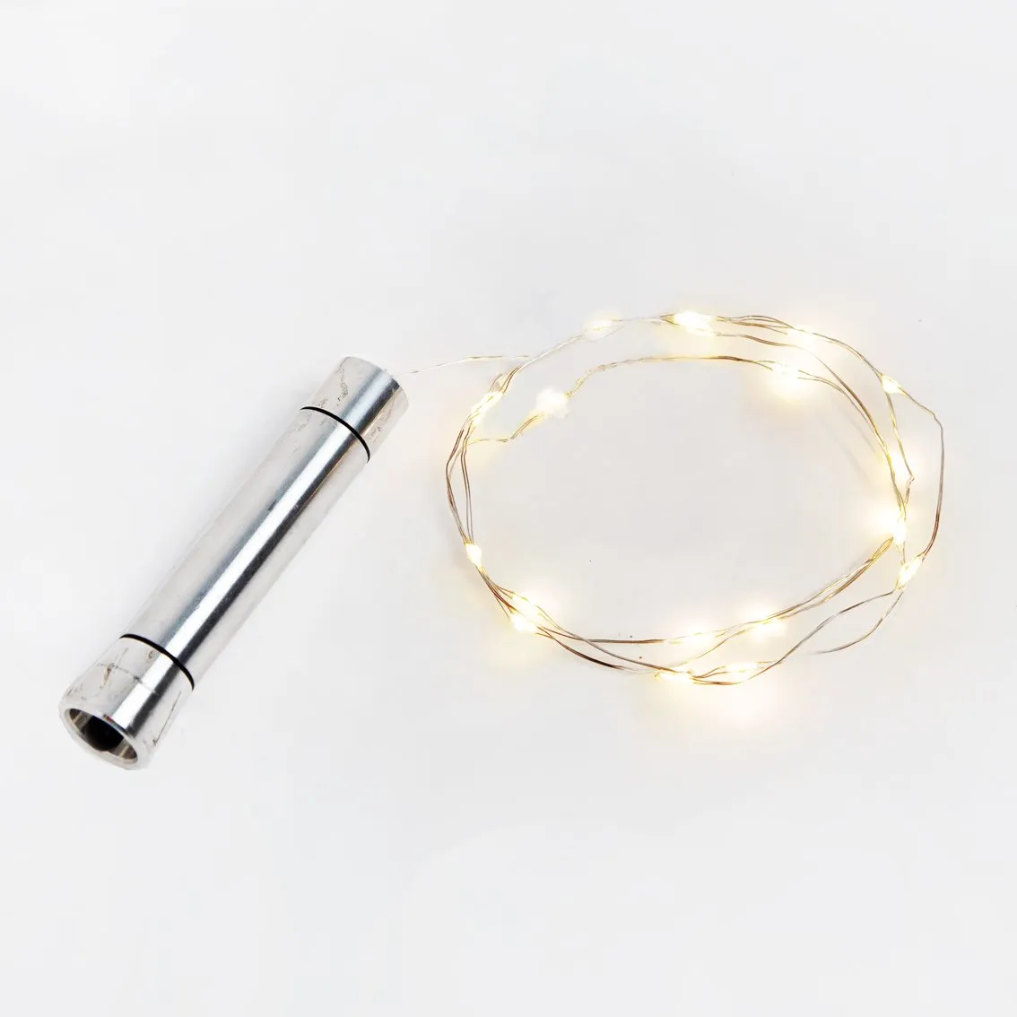 Boho Silver Bottle Stopper String Lights