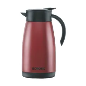 Borosil - Stainless Steel Teapot Flask, 1.5L, Red