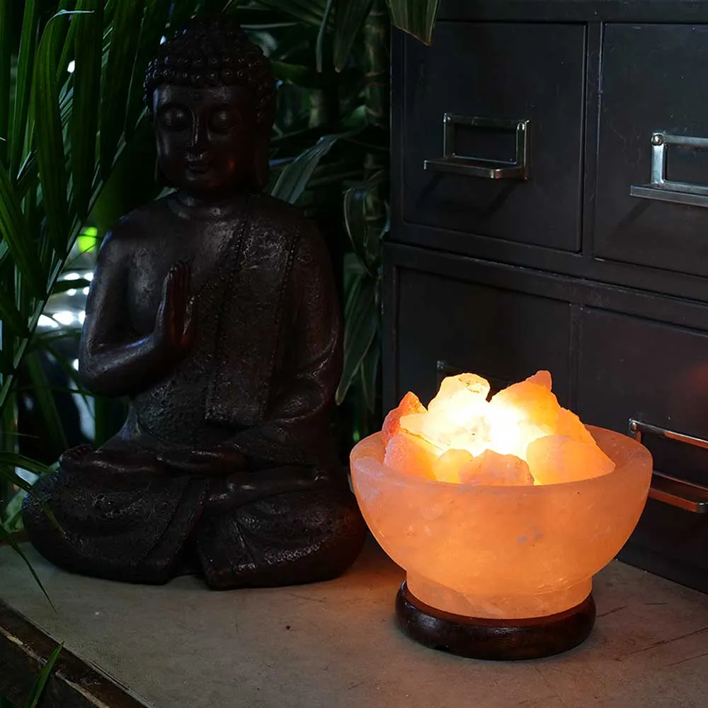 Bowl of Fire Himalayan Salt Lamp