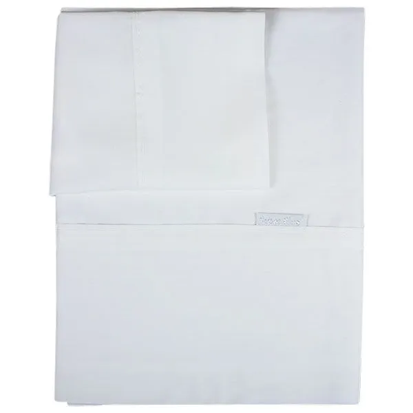 Bubba Blue Bamboo 3pc Cot Sheet Set - White