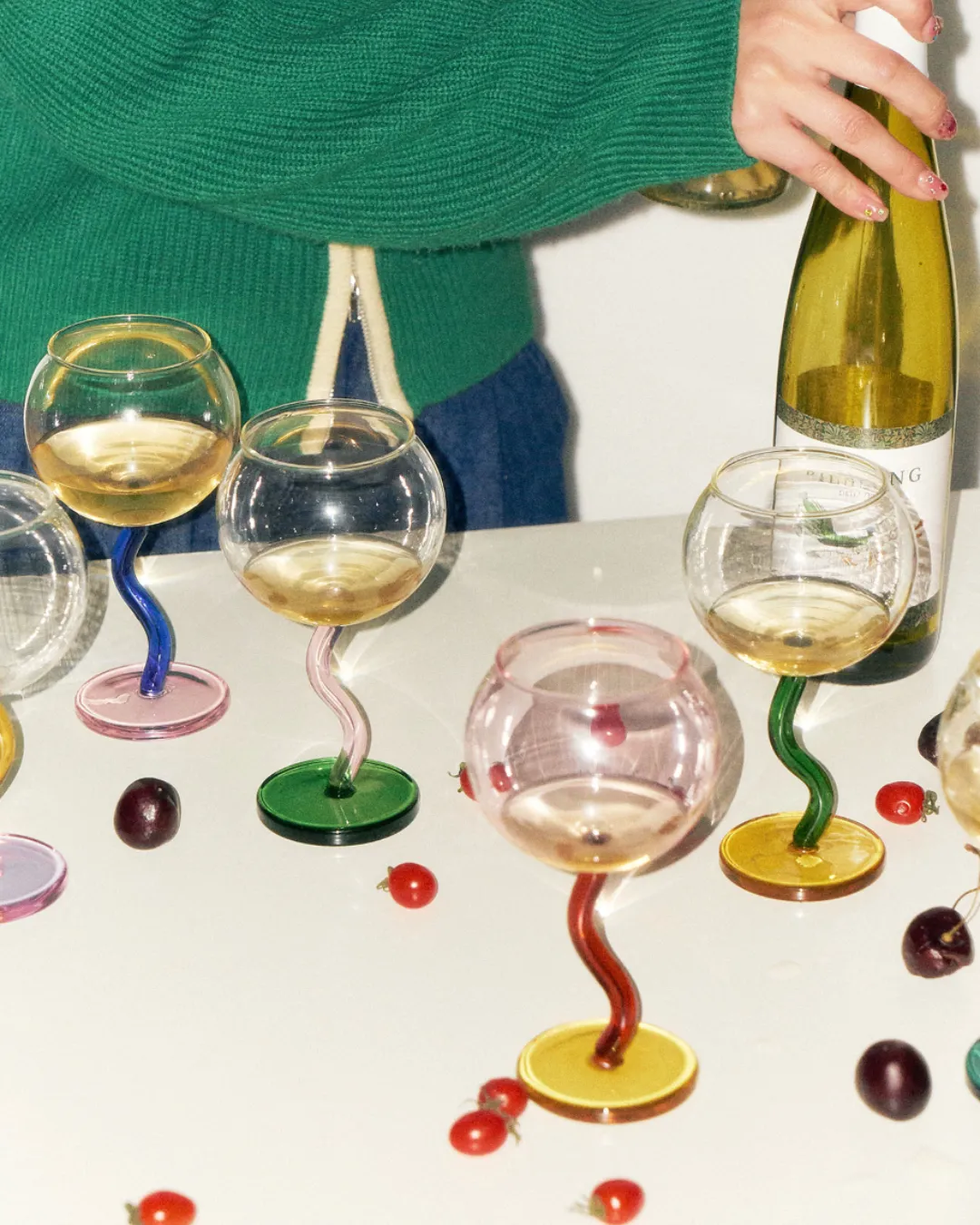 Bubble Wine Glass