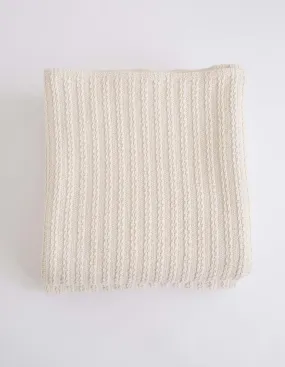 Cable Knit Throw