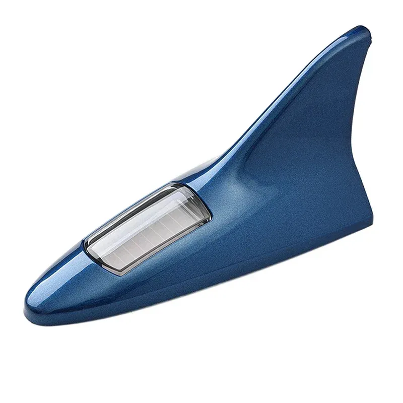 Car Shark Fin Antenna with Solar Energy LED Light