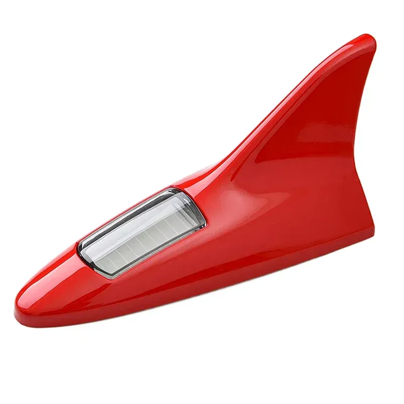 Car Shark Fin Antenna with Solar Energy LED Light