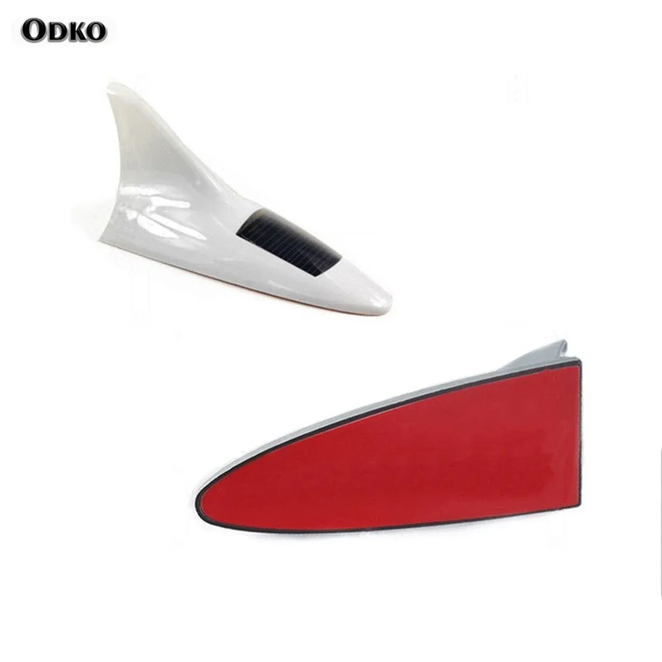 Car Shark Fin Antenna with Solar Energy LED Light