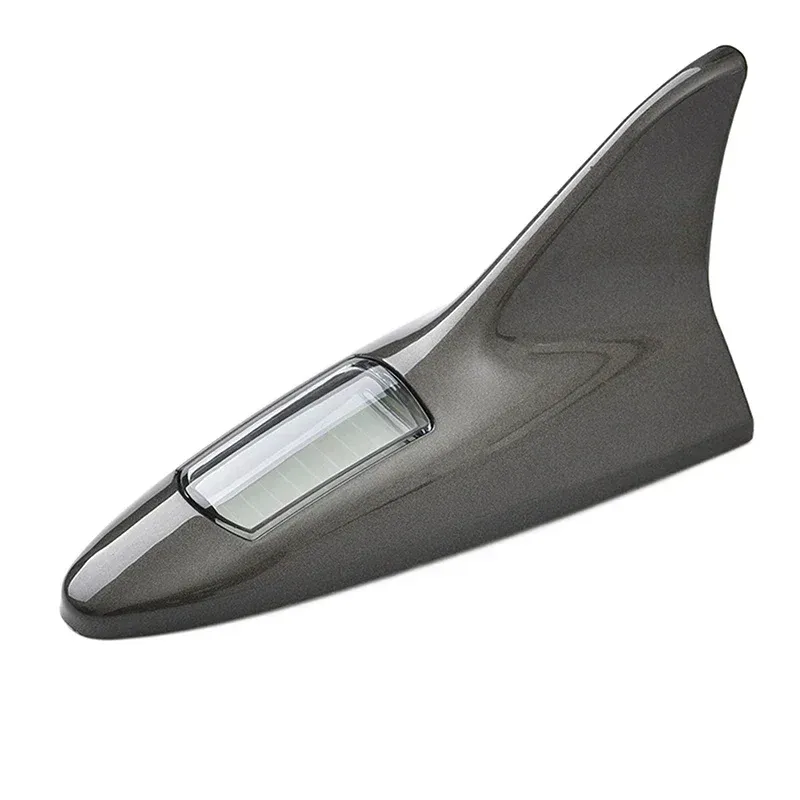 Car Shark Fin Antenna with Solar Energy LED Light