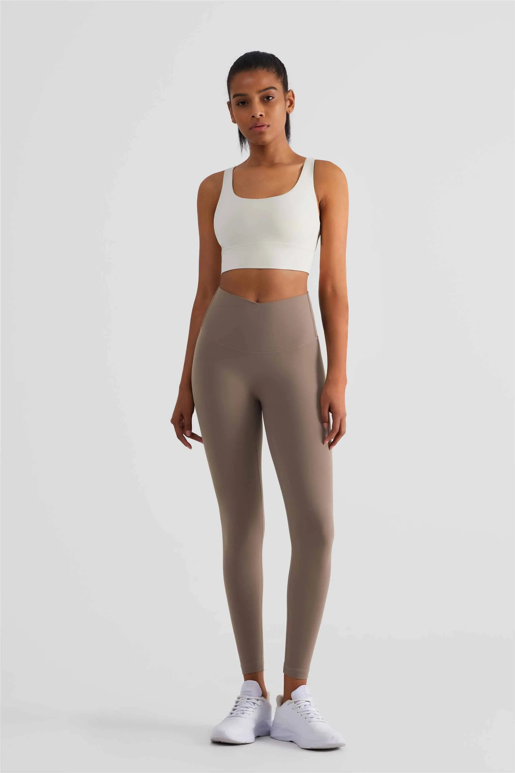 CK1499-NULS new dual compression yoga pants Women's one-piece anti-slip tights High-waisted hip lift Peach hip pants