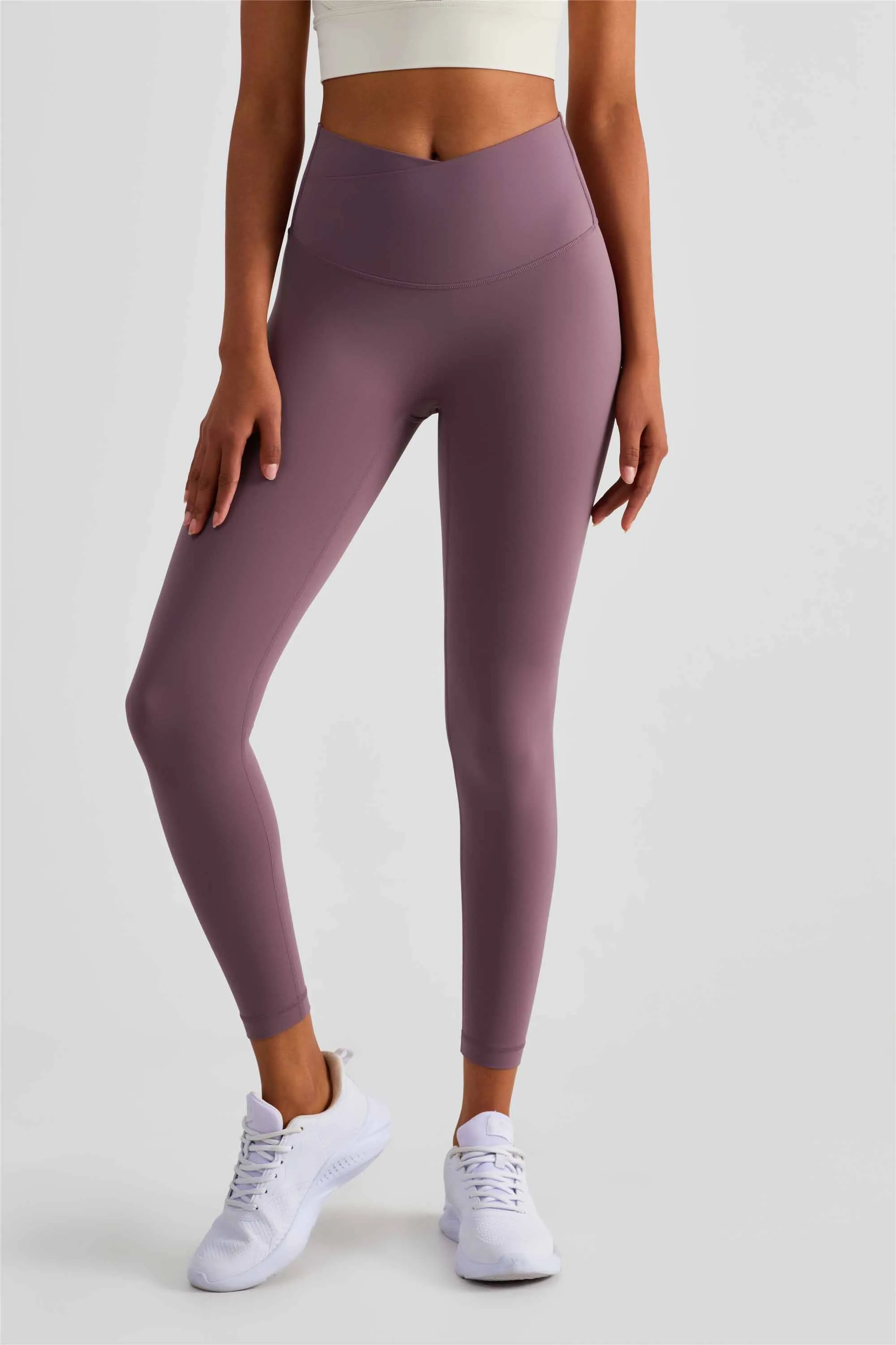 CK1499-NULS new dual compression yoga pants Women's one-piece anti-slip tights High-waisted hip lift Peach hip pants