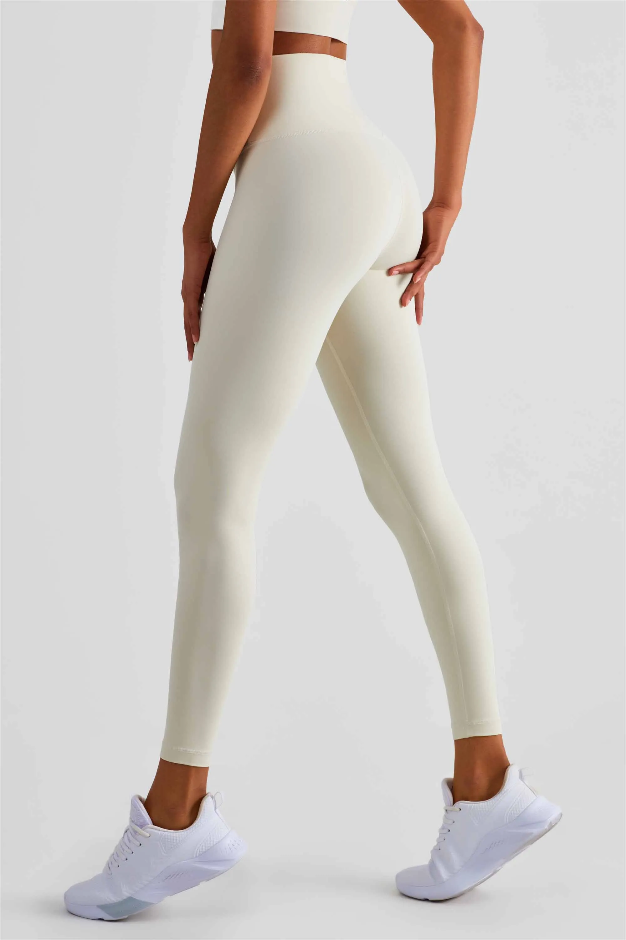 CK1499-NULS new dual compression yoga pants Women's one-piece anti-slip tights High-waisted hip lift Peach hip pants