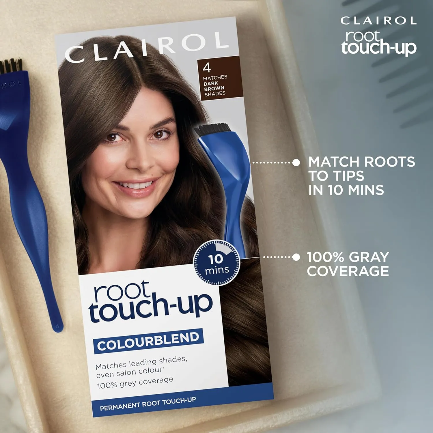 Clairol Root Touch-Up Hair Dye 6 Light Brown (A)