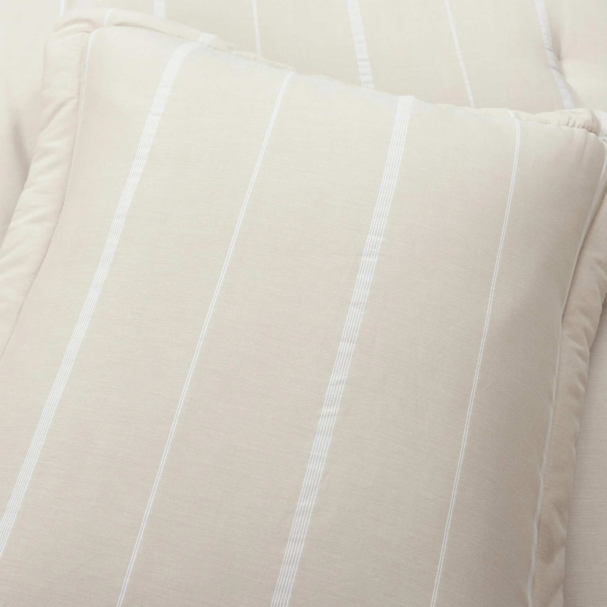 Classic Farmhouse Chalk Stripe 3 Piece Comforter Set