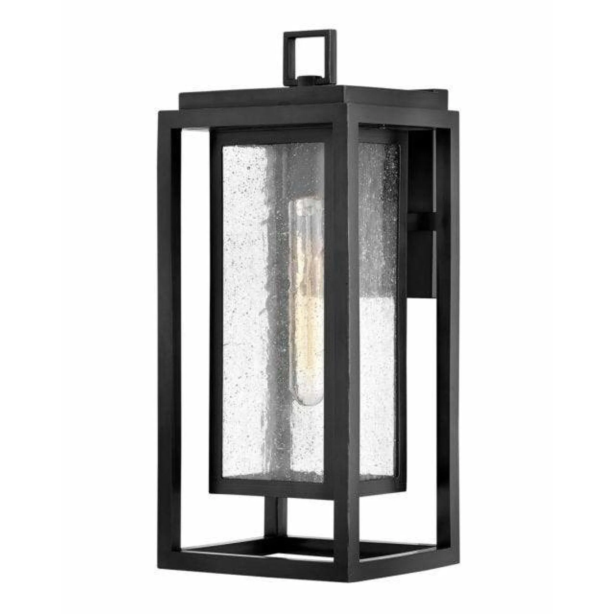 Clearwater Coastal Outdoor Wall Lantern - Medium 16" - Black