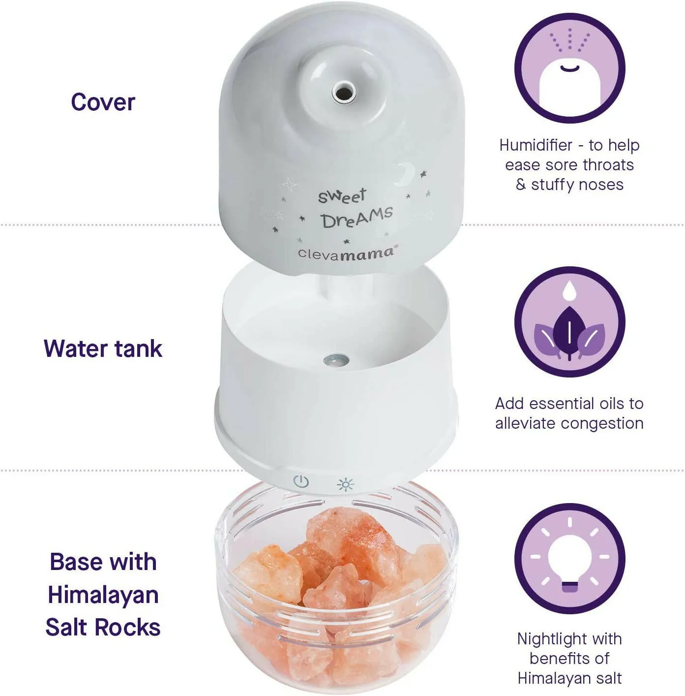 Clevamama Clevapure Salt Lamp