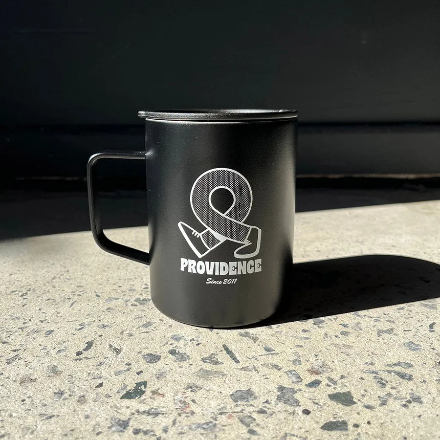 Coffee Mug - Walking Logo Black