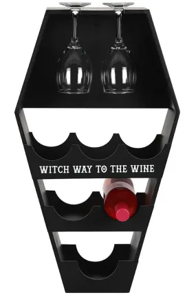 Coffin Wine Shelf