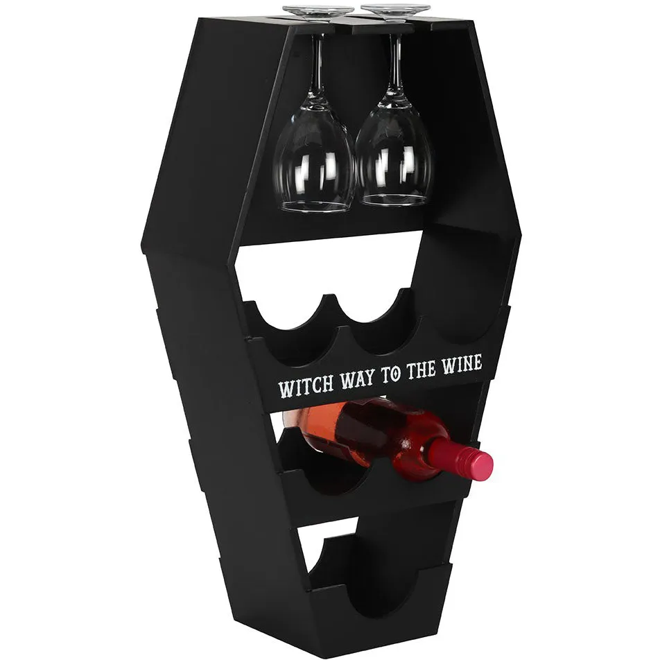 Coffin Wine Shelf