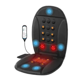 COMFIER Massage Seat Cushion with Heat, Vibration Back Massager for Chair, Seat Warmer Massager, Gifts for Women Men CF-2003